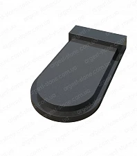 Фото Цветник с надгробной плитой №15