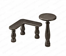 Фото Стол и лавочка №9