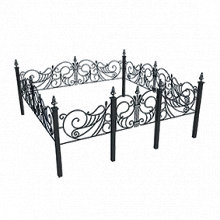 Фото Оградка № 25 без листиков (Высота (50 см)